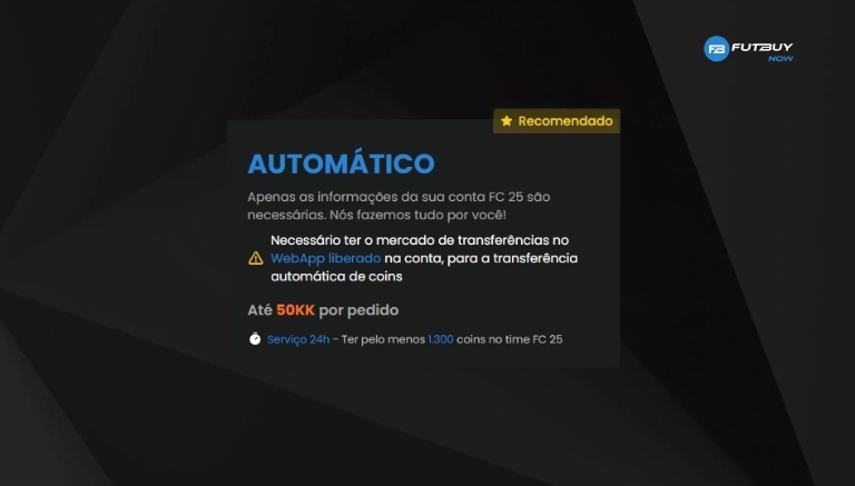 Imagem do artigo Como receber Coins EA FC 26 Rápido -- Receba Coins do EA FC 26 Rápido: Métodos Seguros e Testados no blog da FutBuyNow sobre EA FC 26 Imagem do artigo Como receber Coins EA FC 26 Rápido -- Receba Coins do EA FC 26 Rápido: Métodos Seguros e Testados no blog da FutBuyNow sobre EA FC 26