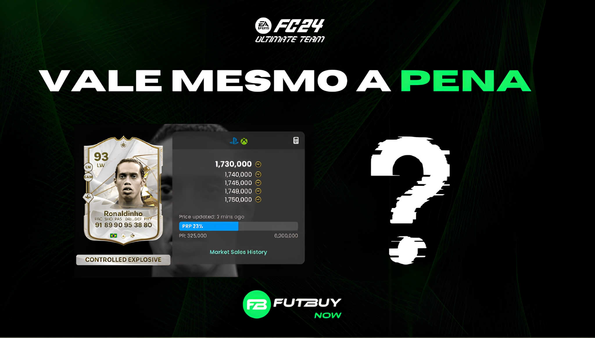 Imagem do artigo Ronaldinho Gaúcho – Vale a pena? no blog da FutBuyNow sobre EA FC 26 Imagem do artigo Ronaldinho Gaúcho – Vale a pena? no blog da FutBuyNow sobre EA FC 26